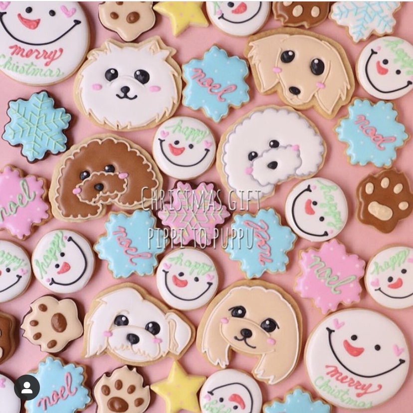 犬のアイシングクッキー | アイシングクッキーの通販専門店｜ピッピとプップのアイシングクッキー